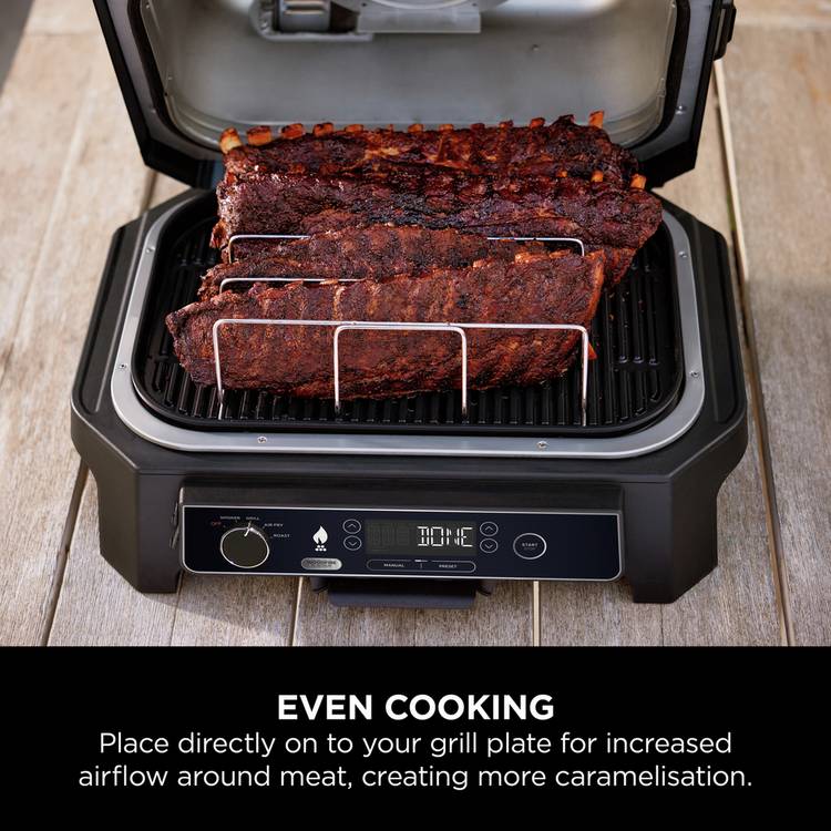 Ninja Woodfire XL Rib Rack BBQ accessory (British brand)