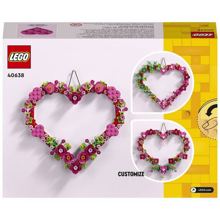 LEGO Heart Ornament 40638 building set, UK version