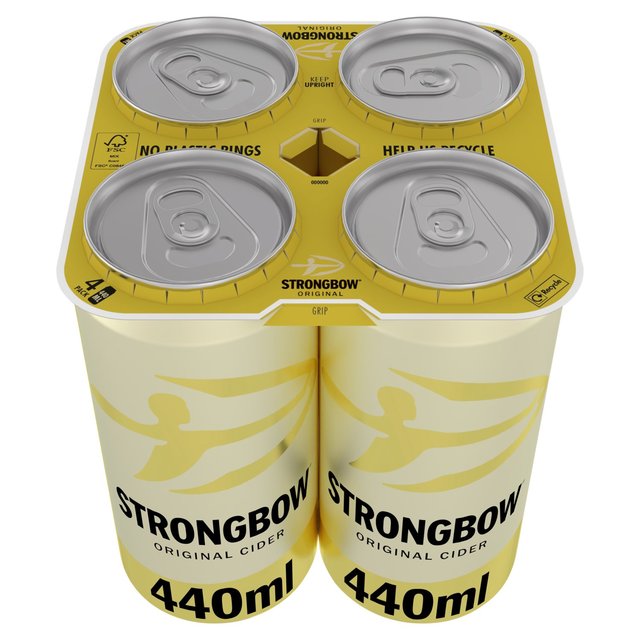 Strongbow Original Cider   4 x 440ml GOODS M&S