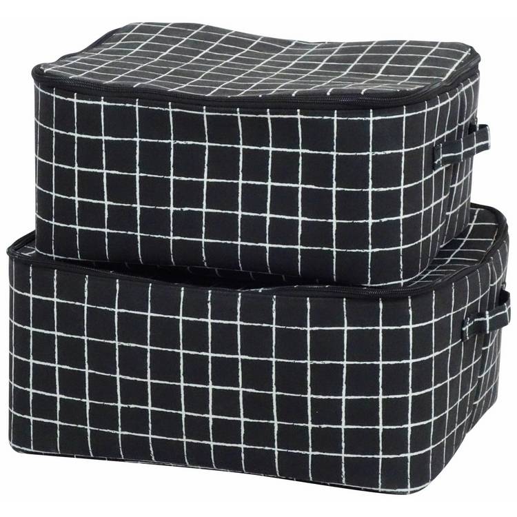 Argos Home Monogrid storage bags 45 litre (British brand)