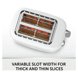 Breville Bold 2 slice toaster white, imported from the UK