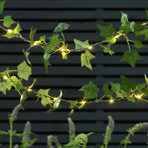 Sainsbury's 20 Ivy solar string lights 4m, UK version