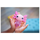 Animagic Let's Glo Axolotl pink interactive toy (British brand)