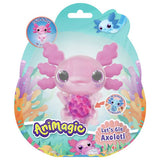 Animagic Let's Glo Axolotl pink interactive toy (British brand)