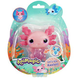Animagic Let's Glo Axolotl pink interactive toy (British brand)