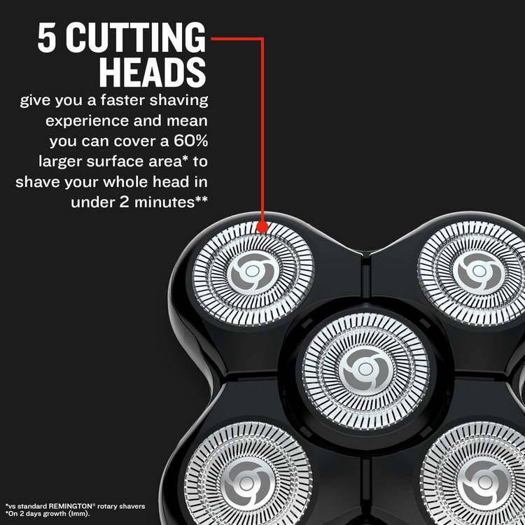 Remington RX5 Ultimate Series head shaver (British brand)