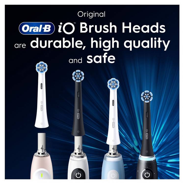 Oral-B iO Gentle Care toothbrush heads 4 pack, UK version