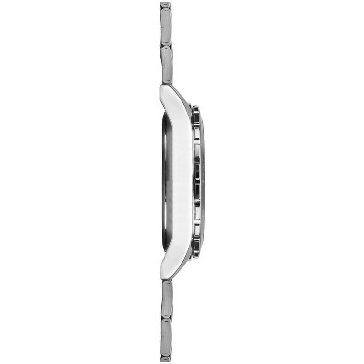 Sekonda men's watch with black dial and stainless steel bracelet (British brand)