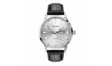 Argos Sekonda Men's Black Leather Strap Silver Dial Watch- Buy online at McGrocer