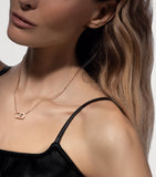 Messika So Move pink gold diamond necklace 0.12ct - British product