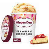Häagen-Dazs Erdbeer-Käsekuchen-Eiscreme, gefrorener Genuss, 460 ml
