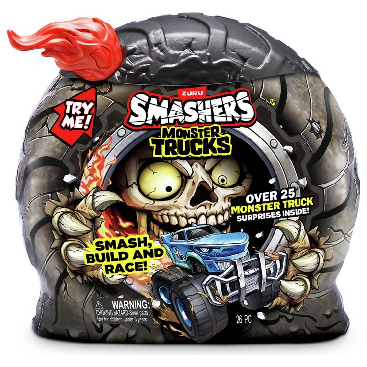 Zuru Smashers Surprise Monster Truck playset, imported from the UK