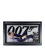 Harrods Leipzig Galleries James Bond Skyfall Daniel Craig Signed Framed Memorabilia Poster- Buy online at McGrocer