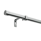 Argos Home chrome extendable curtain pole 120-210cm (British brand)