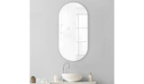 Argos Innova Oval Rimless Bathroom Wall Mirror - 60x30cm- Buy online at McGrocer