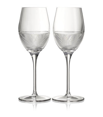 Harrods Wedgwood Crystal Helia Wine Glasses Set of 2- Buy online at McGrocer