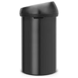 Brabantia touch bin matt black 60L - British product