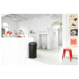 Brabantia touch bin matt black 60L - British product