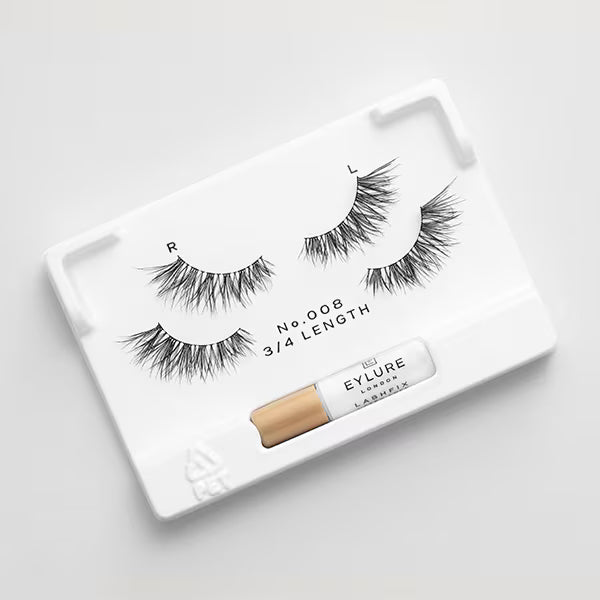 Eylure 3/4 Length False Eyelashes Twin Pack - British product