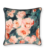 Harrods Romo Velvet Ottavia Blue Cushion 55cm x 55cm- Buy online at McGrocer