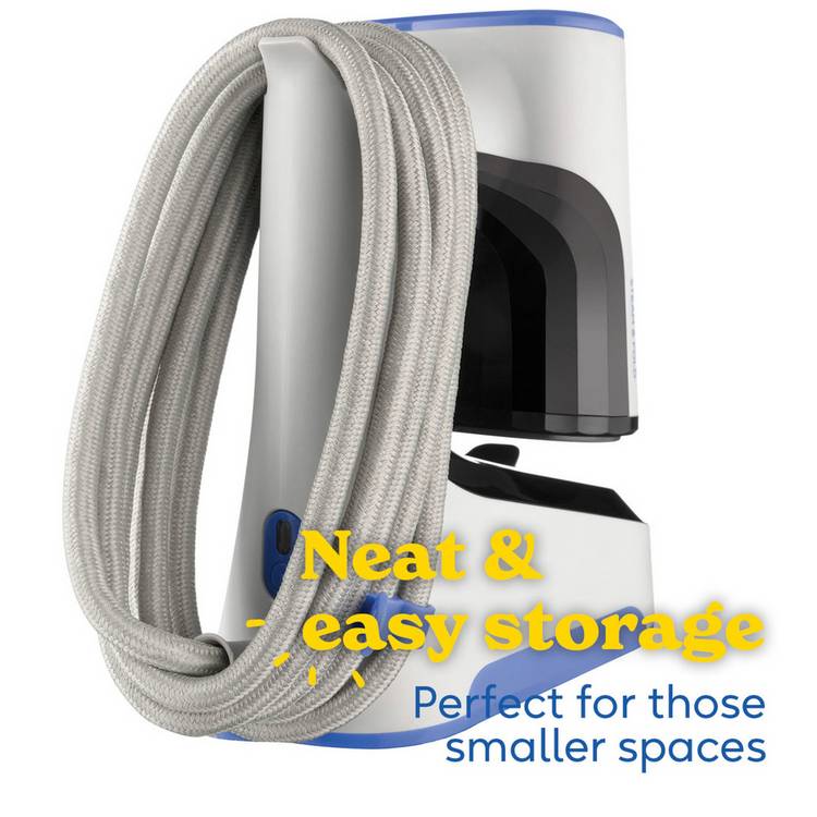 Russell Hobbs Steam Genie Easy Store garment steamer, imported from the UK