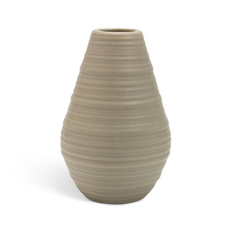 Habitat ceramic bud vases set of 3 cream, UK version