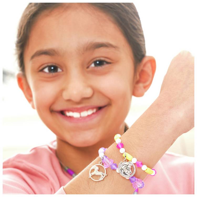 Charm Jewellery unicorn jewellery kit with beads and charms, imported from the UK