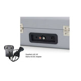 Bush classic record player in grey with built-in speakers - British product