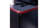X Rocker Carbon Tek LED media unit red - British product