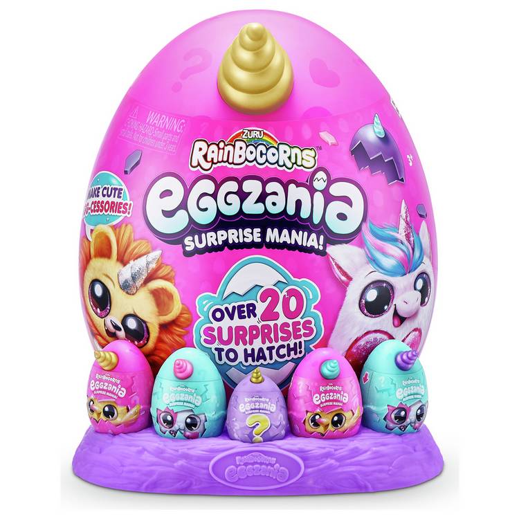 Zuru Rainbocorns Eggzania surprise toy plush - British product
