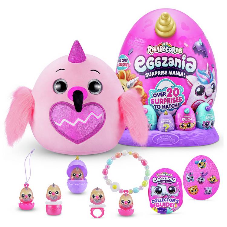 Zuru Rainbocorns Eggzania surprise toy plush - British product