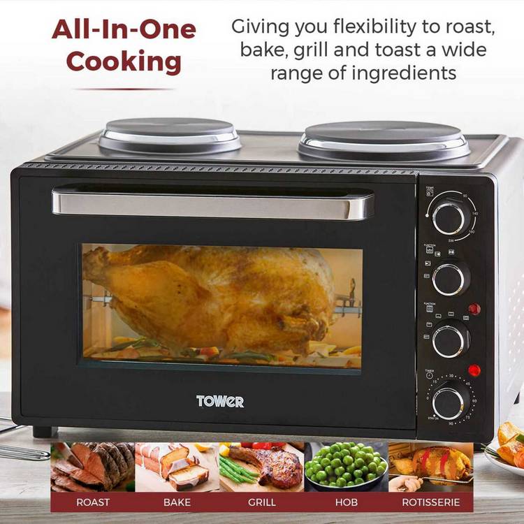 Tower T14045 42L rotisserie mini oven, British product