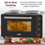 Tower T14045 42L rotisserie mini oven, British product