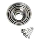 Argos Home mixing bowls set with spoons 3-piece (British brand)
