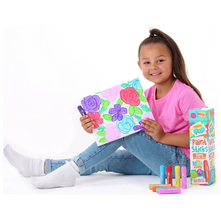 Paint Pop jumbo paint sticks 30 pieces, imported from the UK