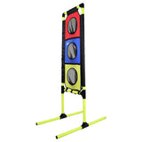 Football Flick Hero Target Tower indoor training game with three coloured footballs (British brand)
