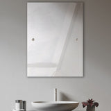 Innova drilled bathroom wall mirror 60x45cm, imported from the UK