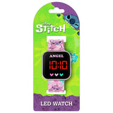 Disney Kids Pink Lilo and Stitch LED Watch