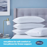 Silentnight Superwash medium firm pillows 4 pack - British product