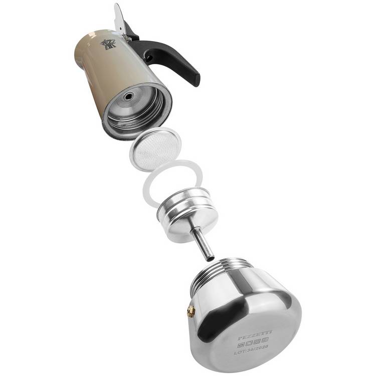 Pezzetti 6 cup espresso coffee maker, imported from the UK