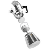 Pezzetti aluminium 3 cup coffee maker (British brand)