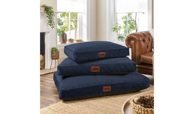 Argos Paws For Slumber Luxury Navy Pet Bed - Medium- Buy online at McGrocer