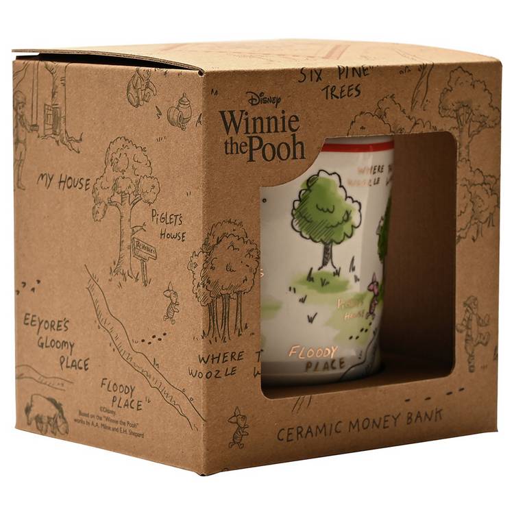 Disney Winnie the Pooh ceramic money box, UK version