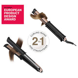 Remington 2-in-1 hair straightener S6077 grey - British product