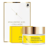 Superdrug Erth SPF50 Collagen Day Cream 50ml + Hyaluronic Acid & Collagen Mask- Buy online at McGrocer