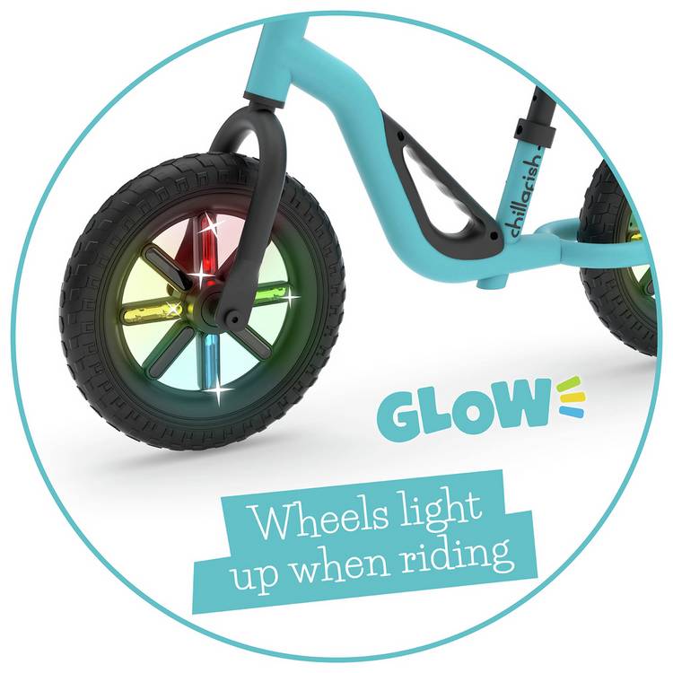 Chillafish balance bike sky blue 10 inch - British product
