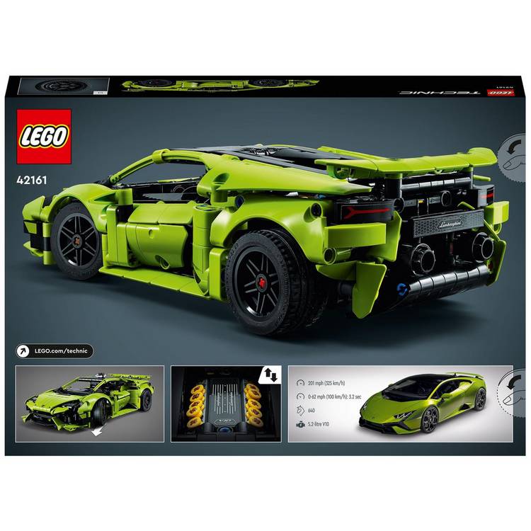 LEGO Technic Lamborghini Huracán Tecnica model car set 806 pieces - British product