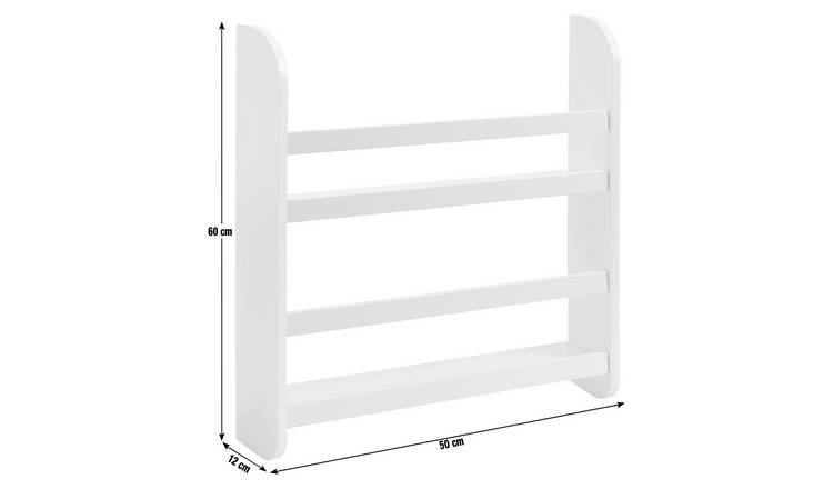 Habitat kids wall mounted mini shelf white (British brand)