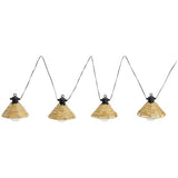 Habitat rattan effect solar string light warm white - British product