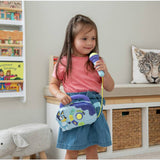 Bluey boombox toy with microphone and flashing lights (British brand)